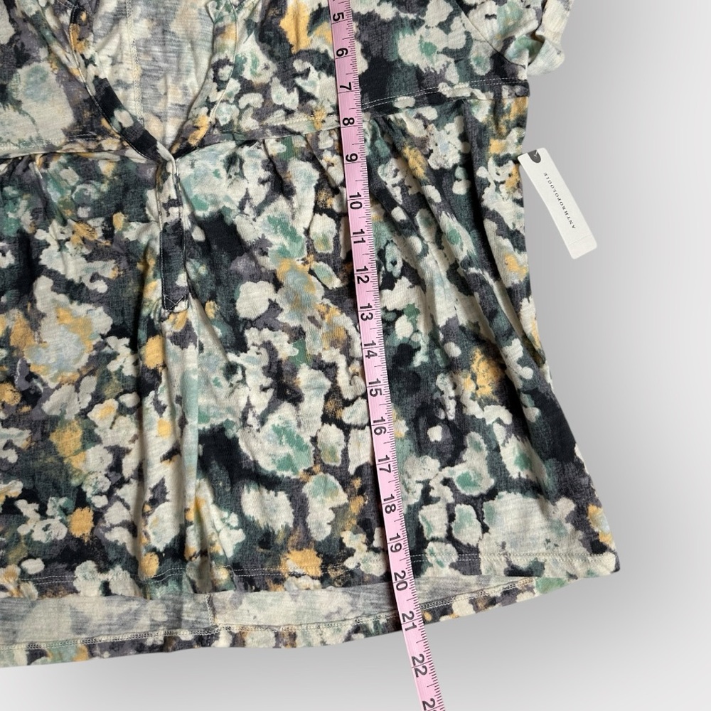 Pilcro, Babydoll Henley Tee, Size  XS - Picture 12 of 14